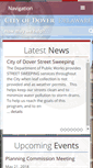 Mobile Screenshot of cityofdover.com